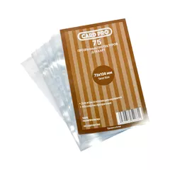 Протекторы Card-Pro 73x124, 75 шт, прозрачные