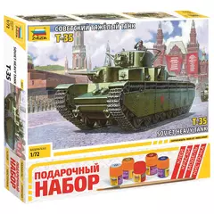 Советский тяжелый танк Т-35 (5061П), 1/72 сборная модель
