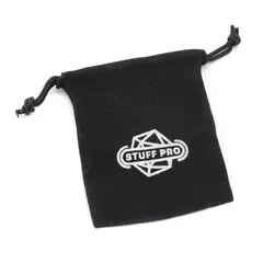 Вельветовый мешочек STUFF-PRO. 9x7 см. Чёрный