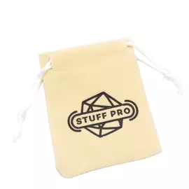 Вельветовый мешочек STUFF-PRO. 9x7 см. Бежевый