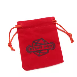 Вельветовый мешочек STUFF-PRO. 9x7 см. Красный