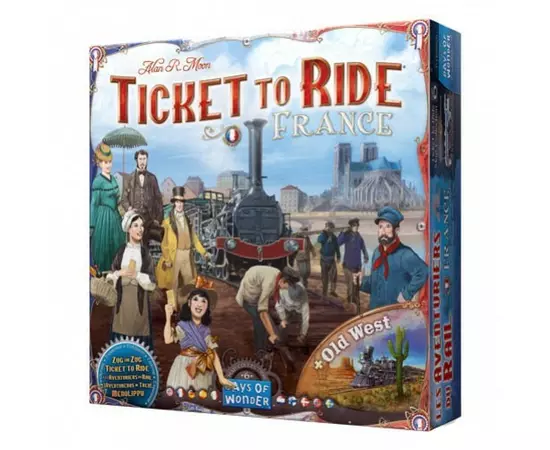 Ticket to Ride: France & Old West: Map Collection настольная игра