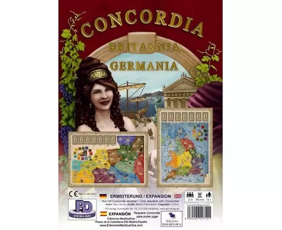 Concordia: Britannia / Germania набор карт