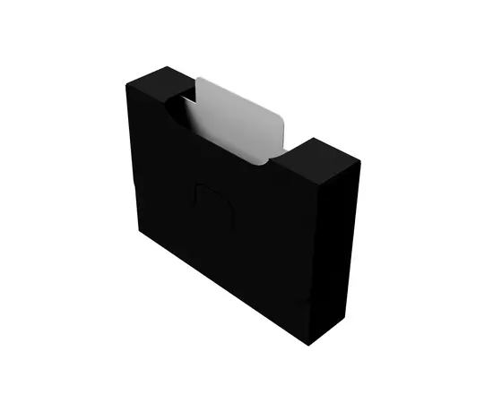 Картотека UniqCardFile Standart 20 mm (черные)