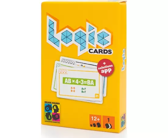Логические карточки 2 жёлтые (Logic Cards 2) настольная игра